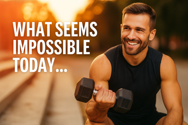 Athlete training in gym symbolizing motivation vs habit in building lasting routines